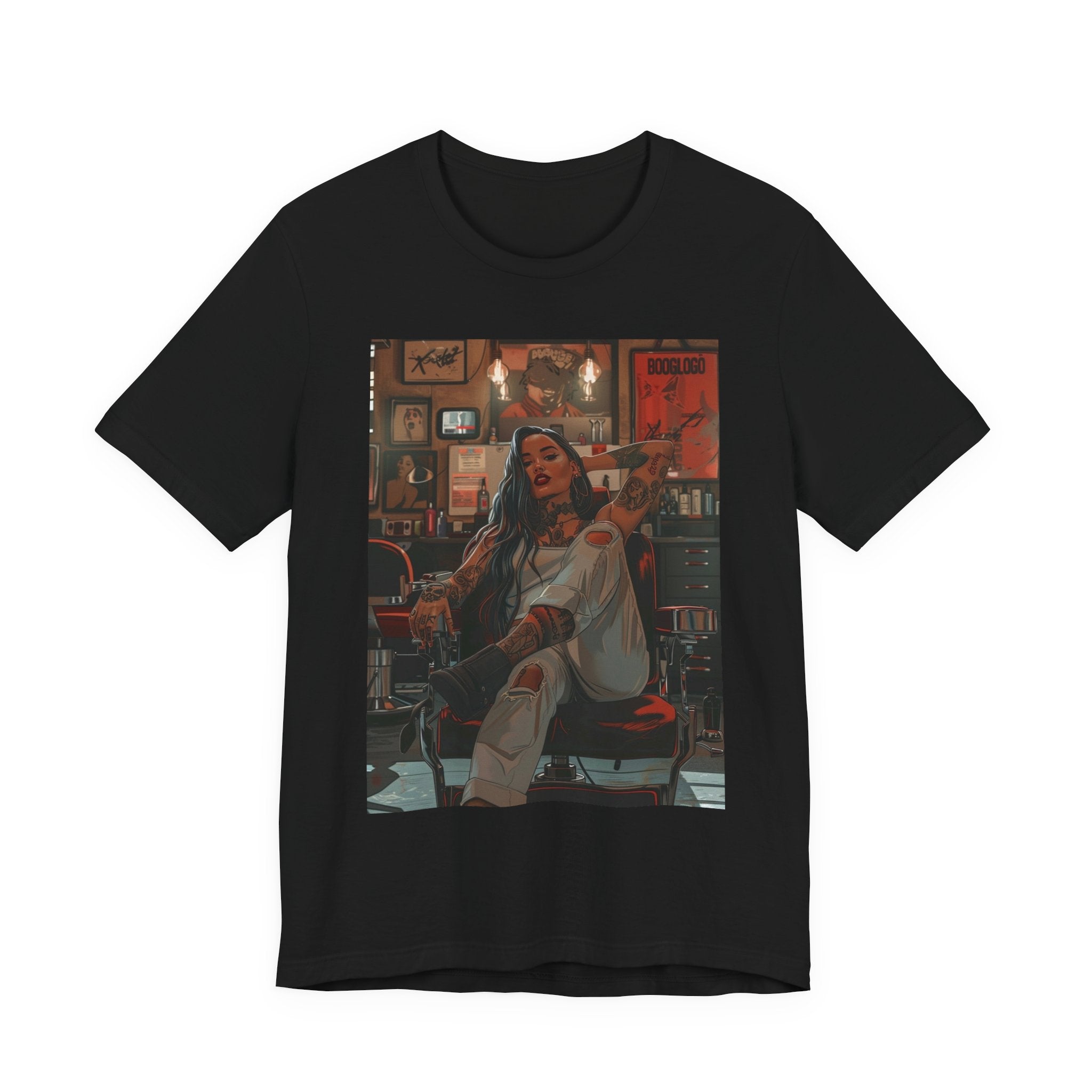 Sitting Pretty: La Reina - Lady Barber Tee