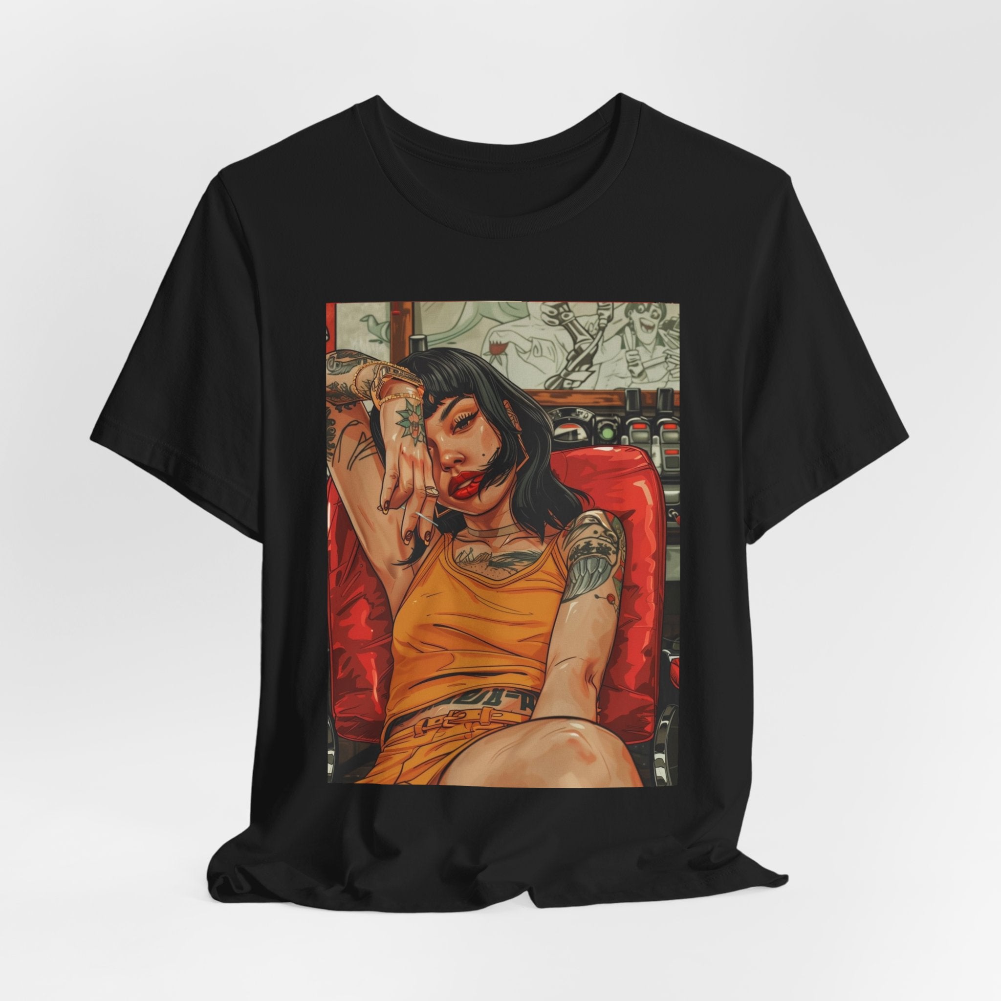 Sitting Pretty: Off Duty- Lady Barber Tee