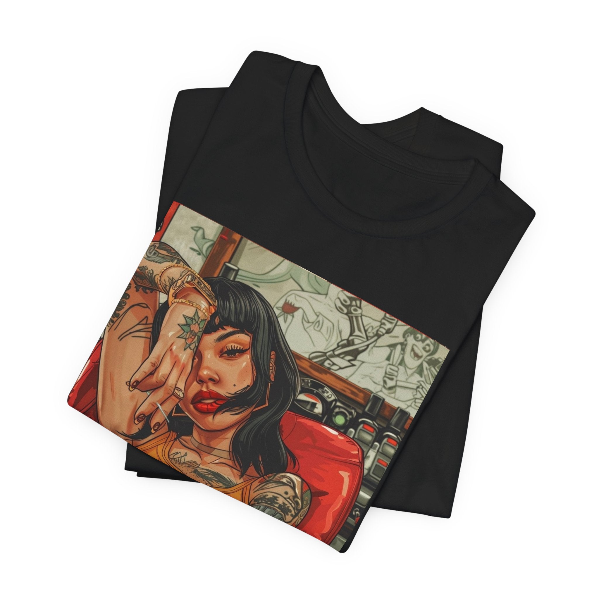 Sitting Pretty: Off Duty- Lady Barber Tee