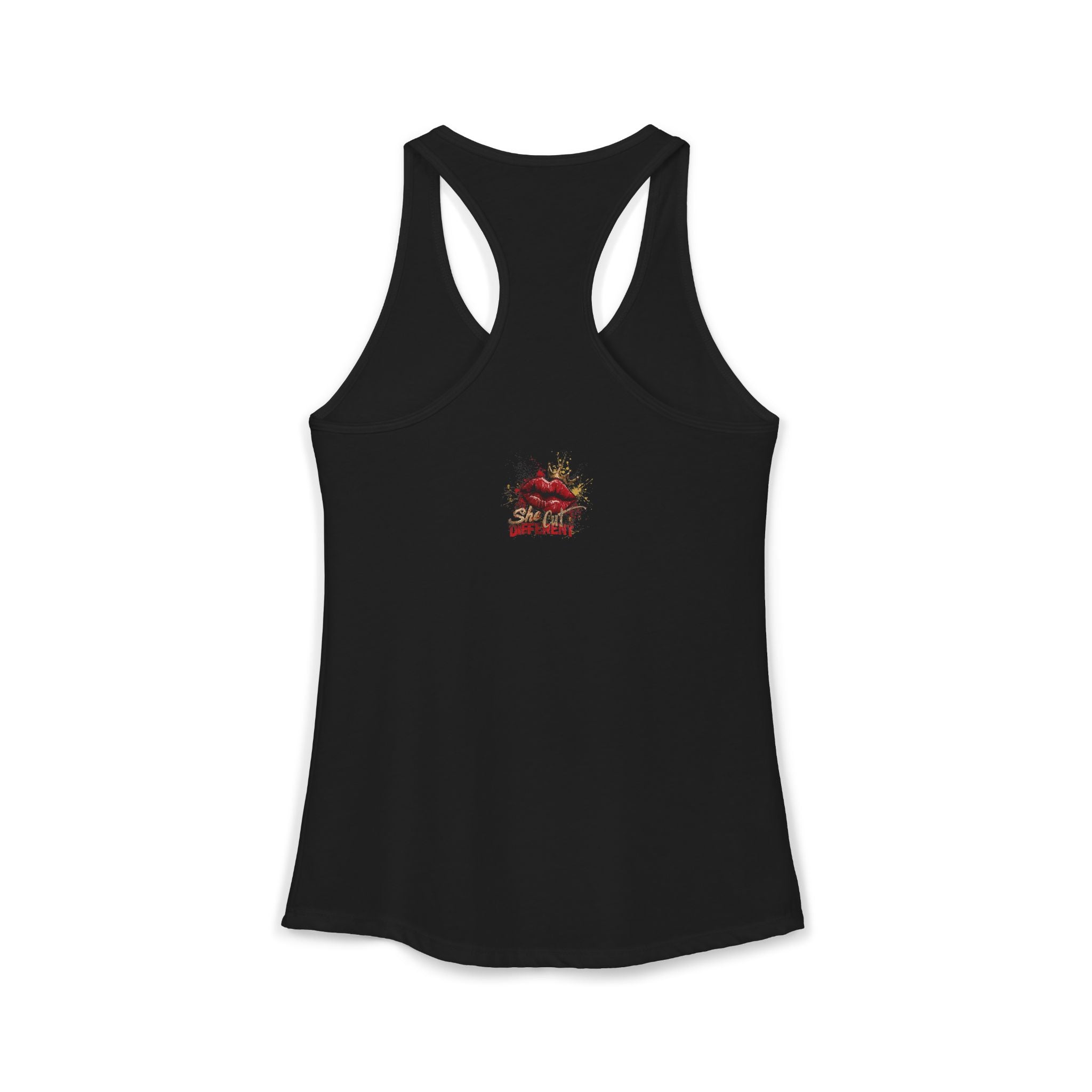 Sitting Pretty: Unbothered — Lady Barber Racerback Tank